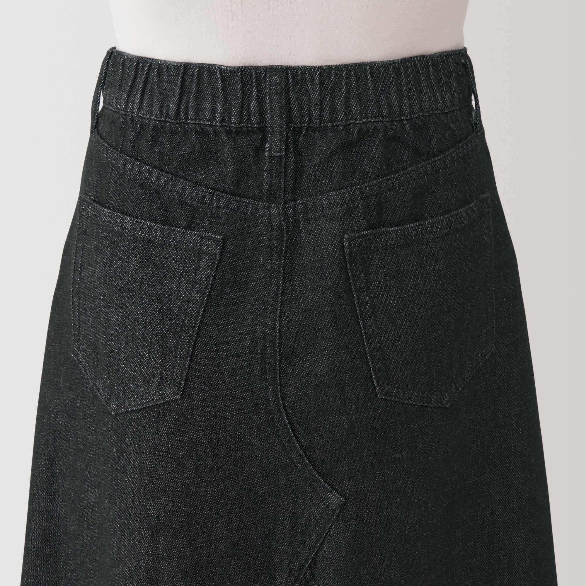 Women's Kapok Blend Denim A-Line Skirt - Image 8