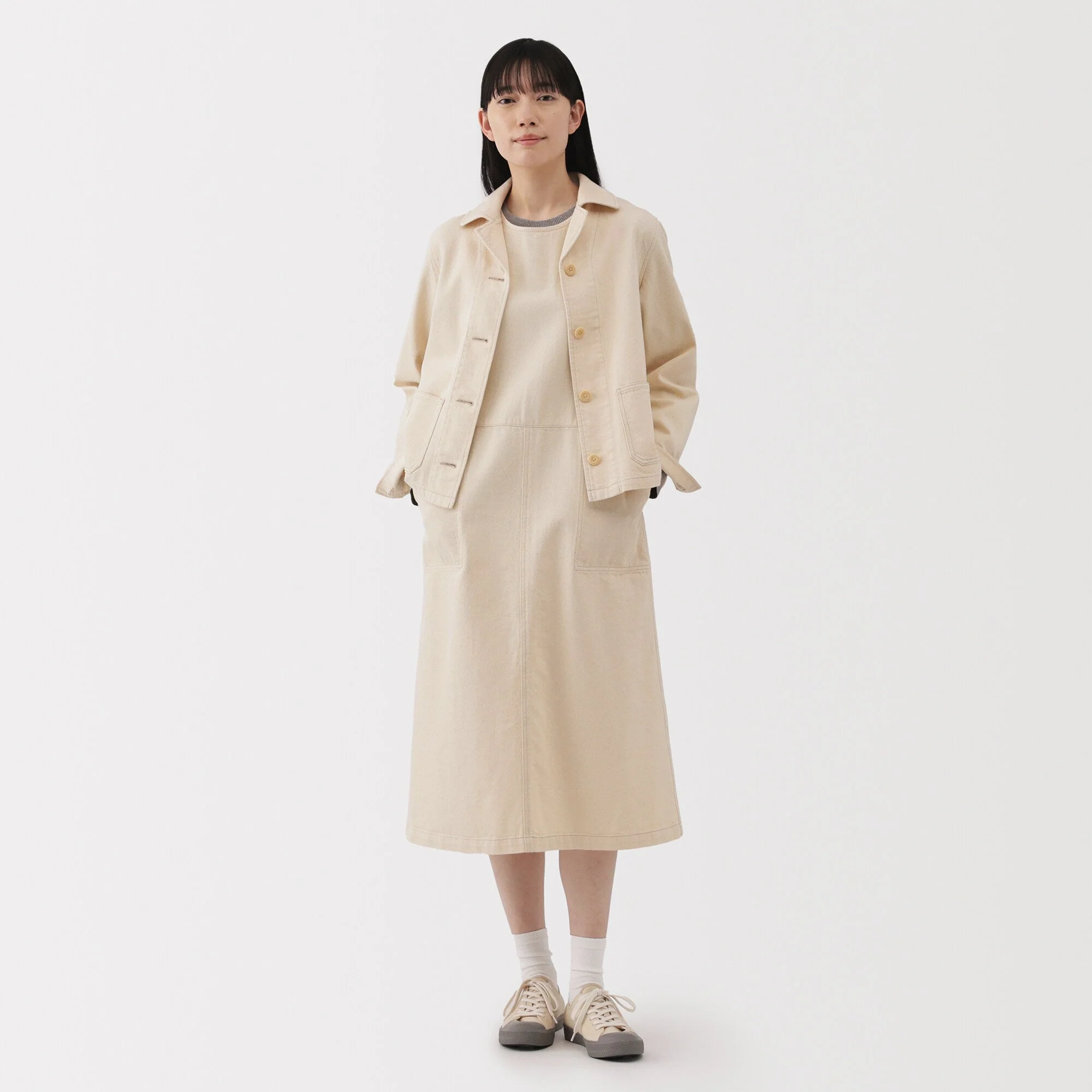 Women's Kapok Blend Jumper Dress - Image 4