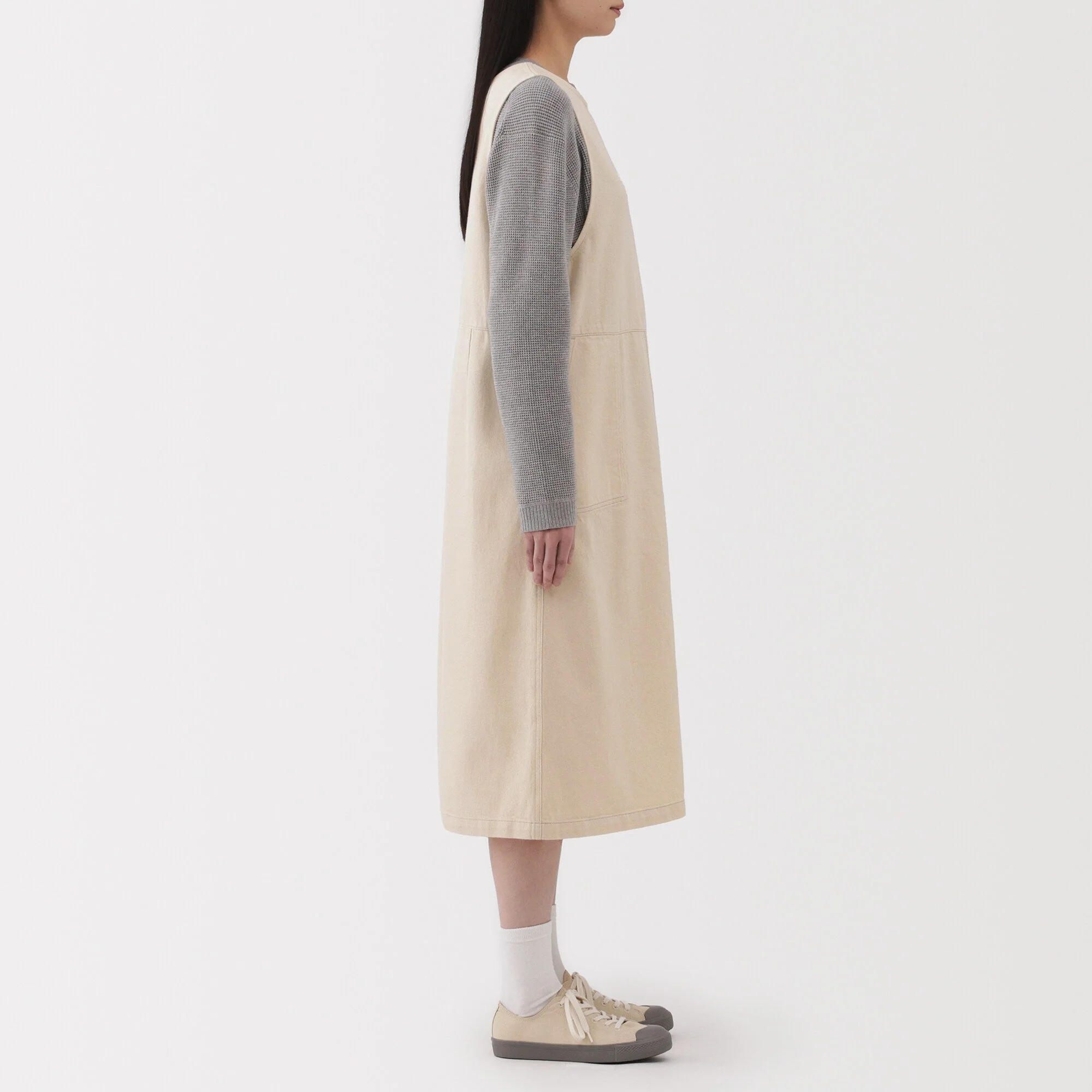 Women's Kapok Blend Jumper Dress - Image 5