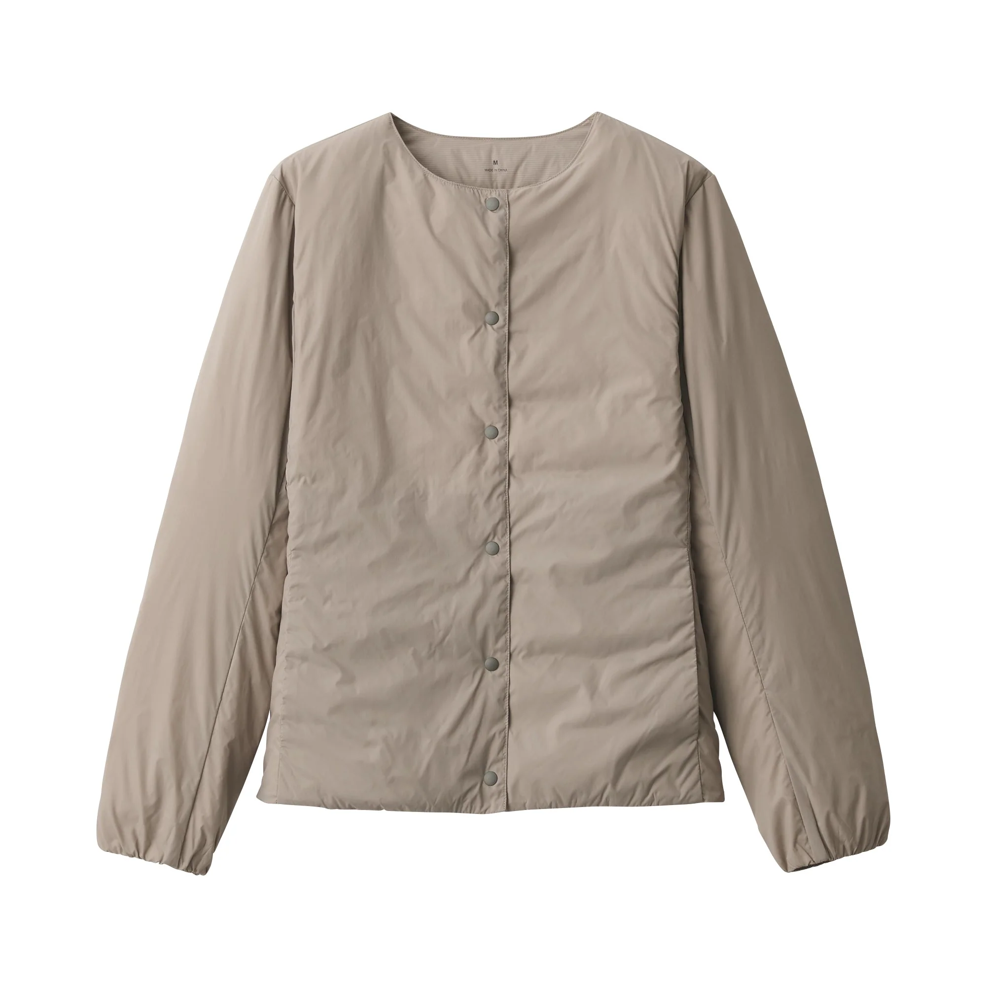 Women's Lightweight Down Collarless Jacket - Image 2