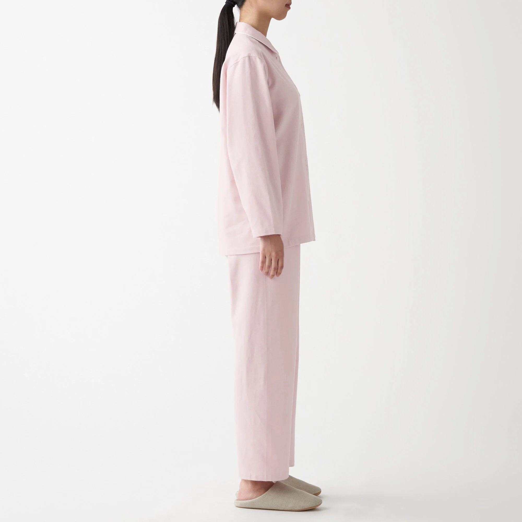 Women's Organic Cotton Side Seamless Flannel Pajamas - Image 14