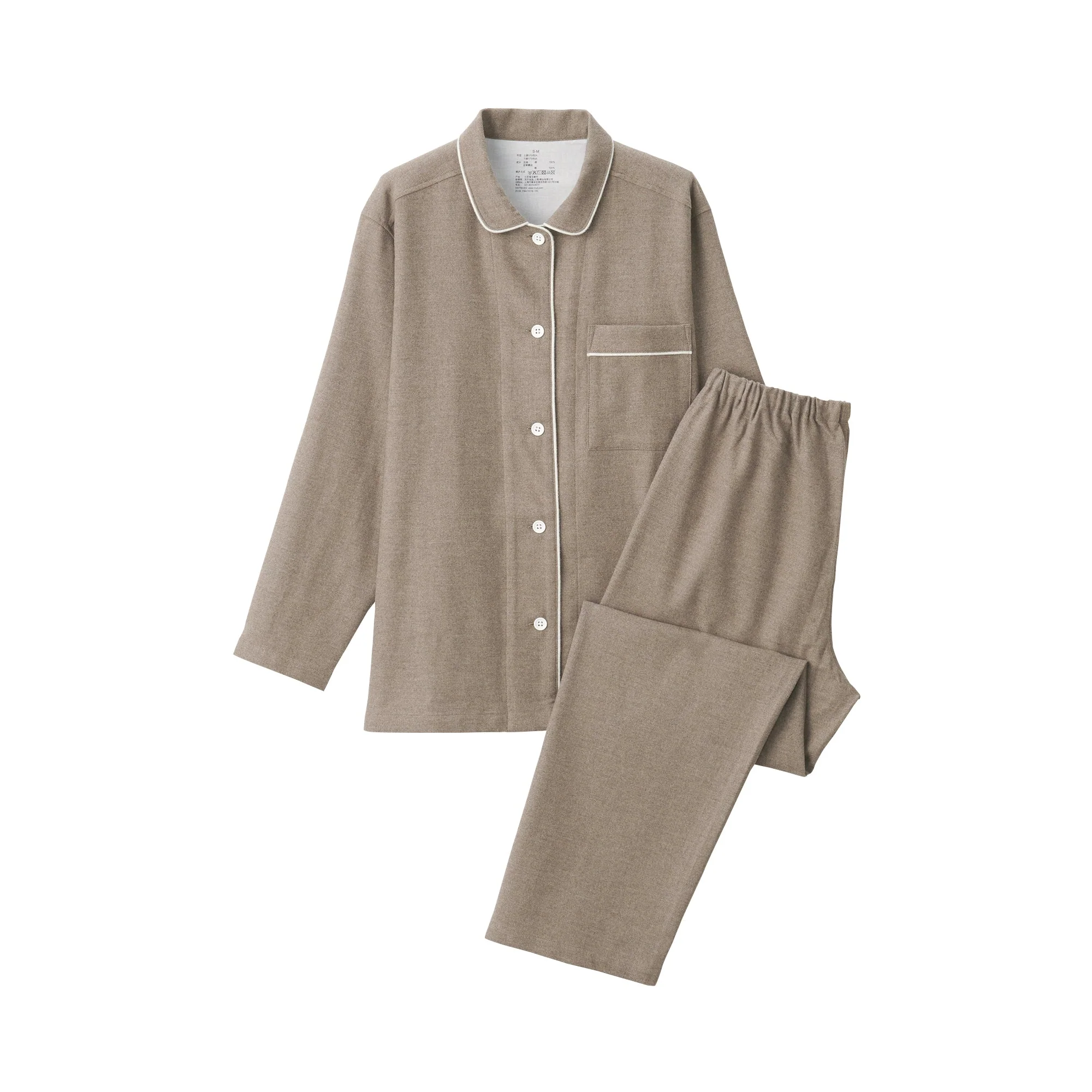 Women's Organic Cotton Side Seamless Flannel Pajamas - Image 15