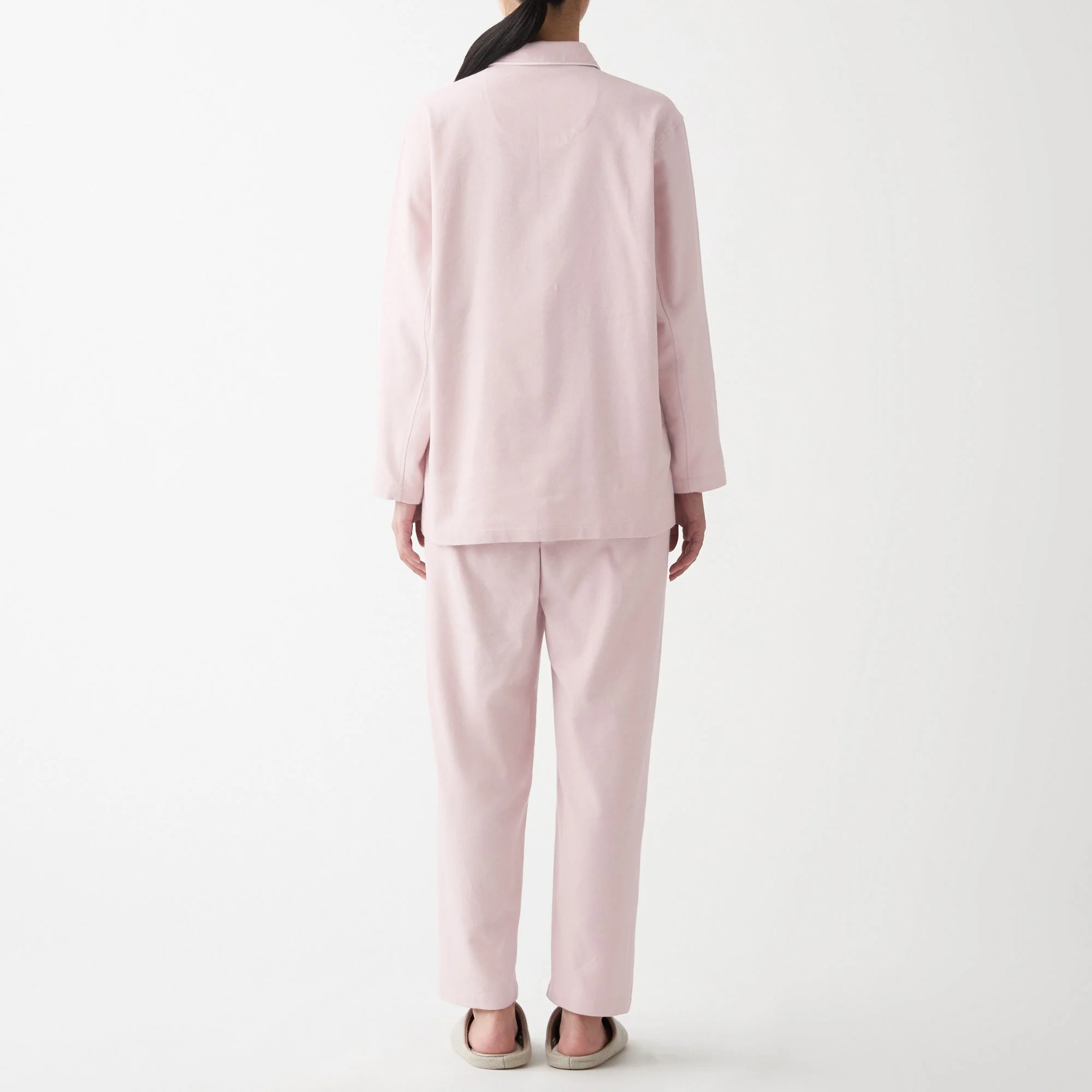 Women's Organic Cotton Side Seamless Flannel Pajamas - Image 17