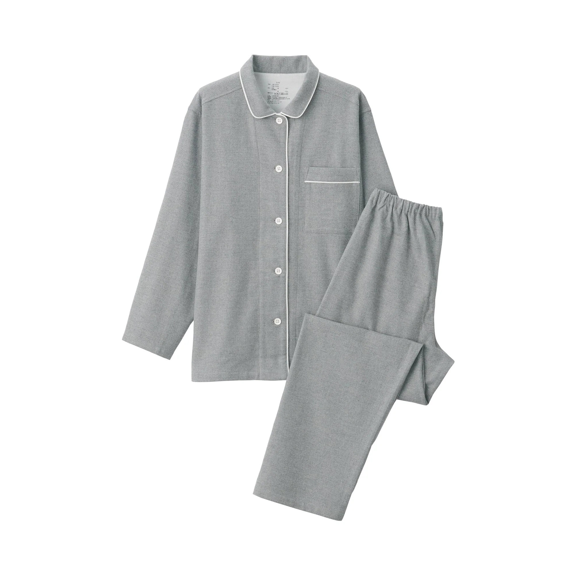 Women's Organic Cotton Side Seamless Flannel Pajamas - Image 2