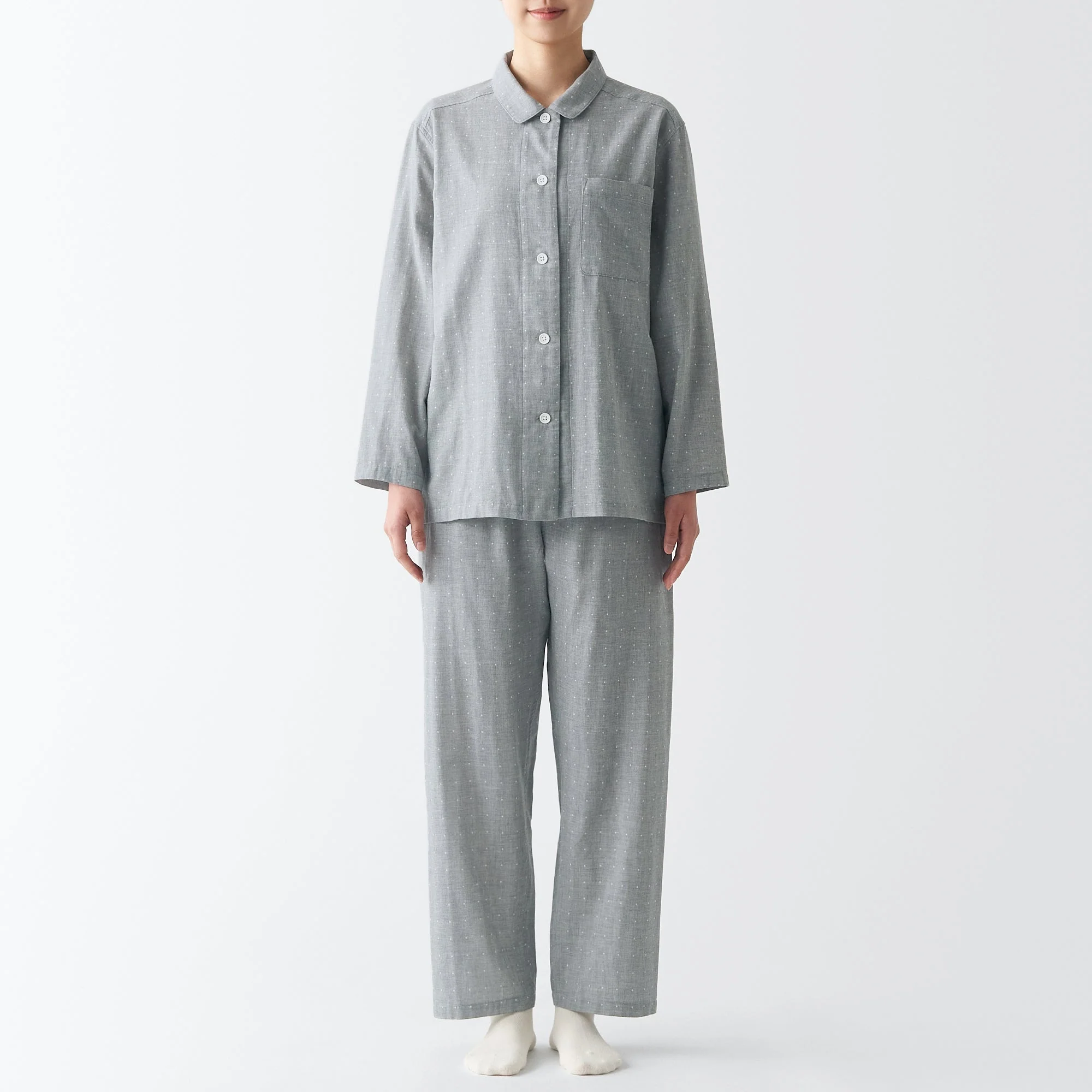 Women's Side Seamless Double Gauze Pajamas - Image 26