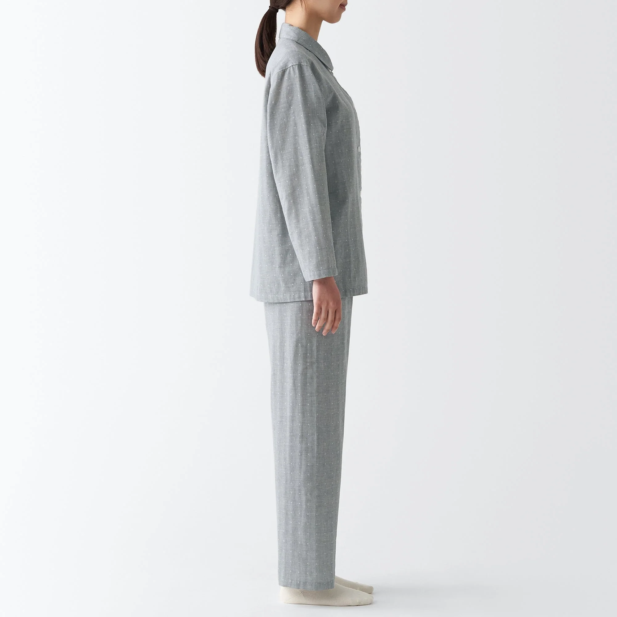 Women's Side Seamless Double Gauze Pajamas - Image 27