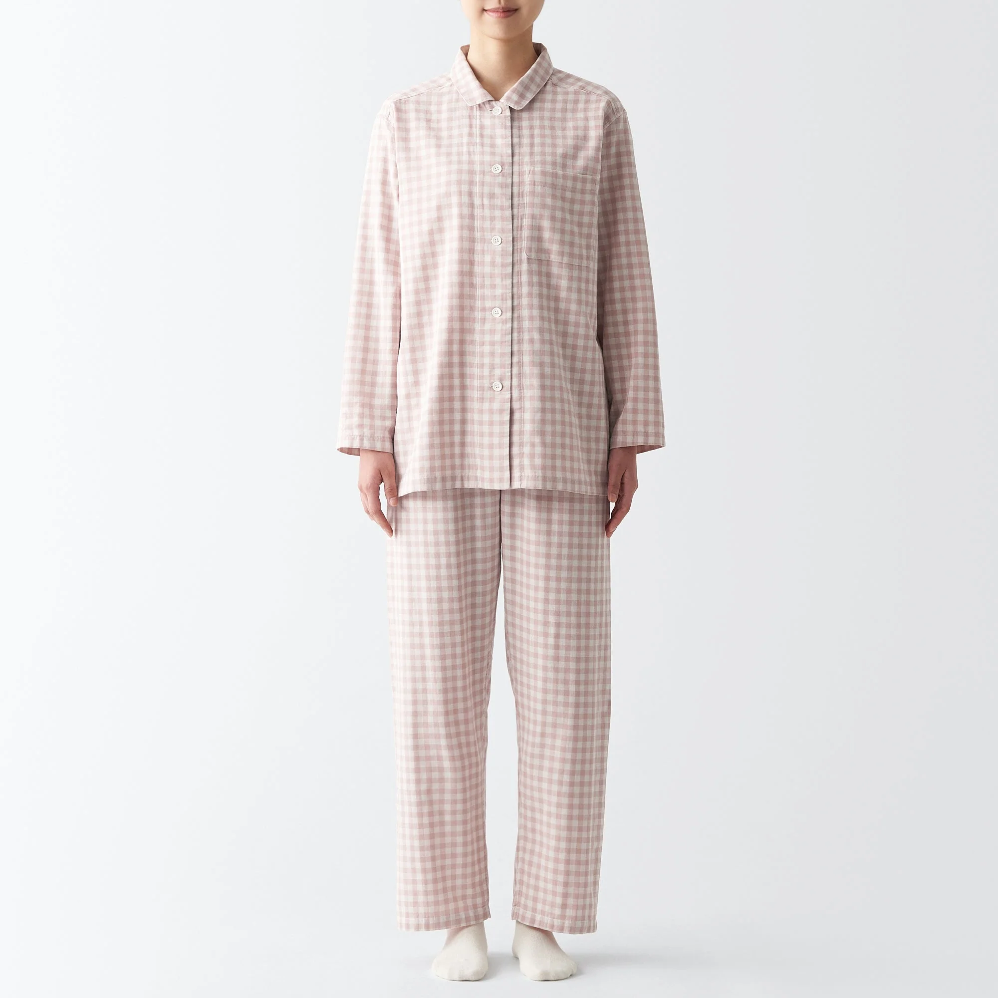 Women's Side Seamless Double Gauze Pajamas - Image 5