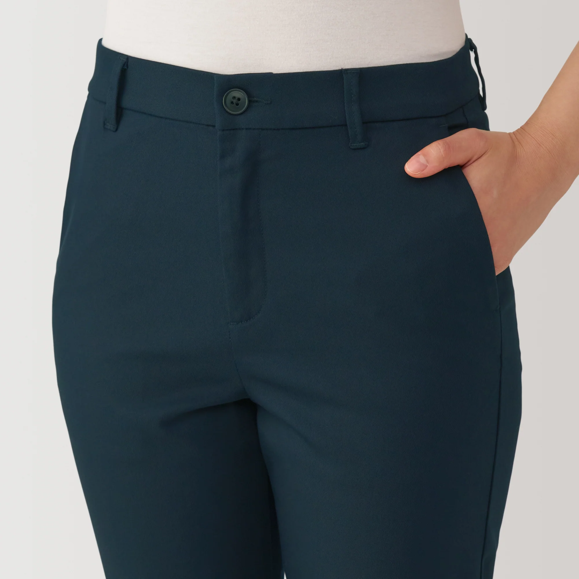 Women's Stretch Chino Slim Tapered Pants - Image 37