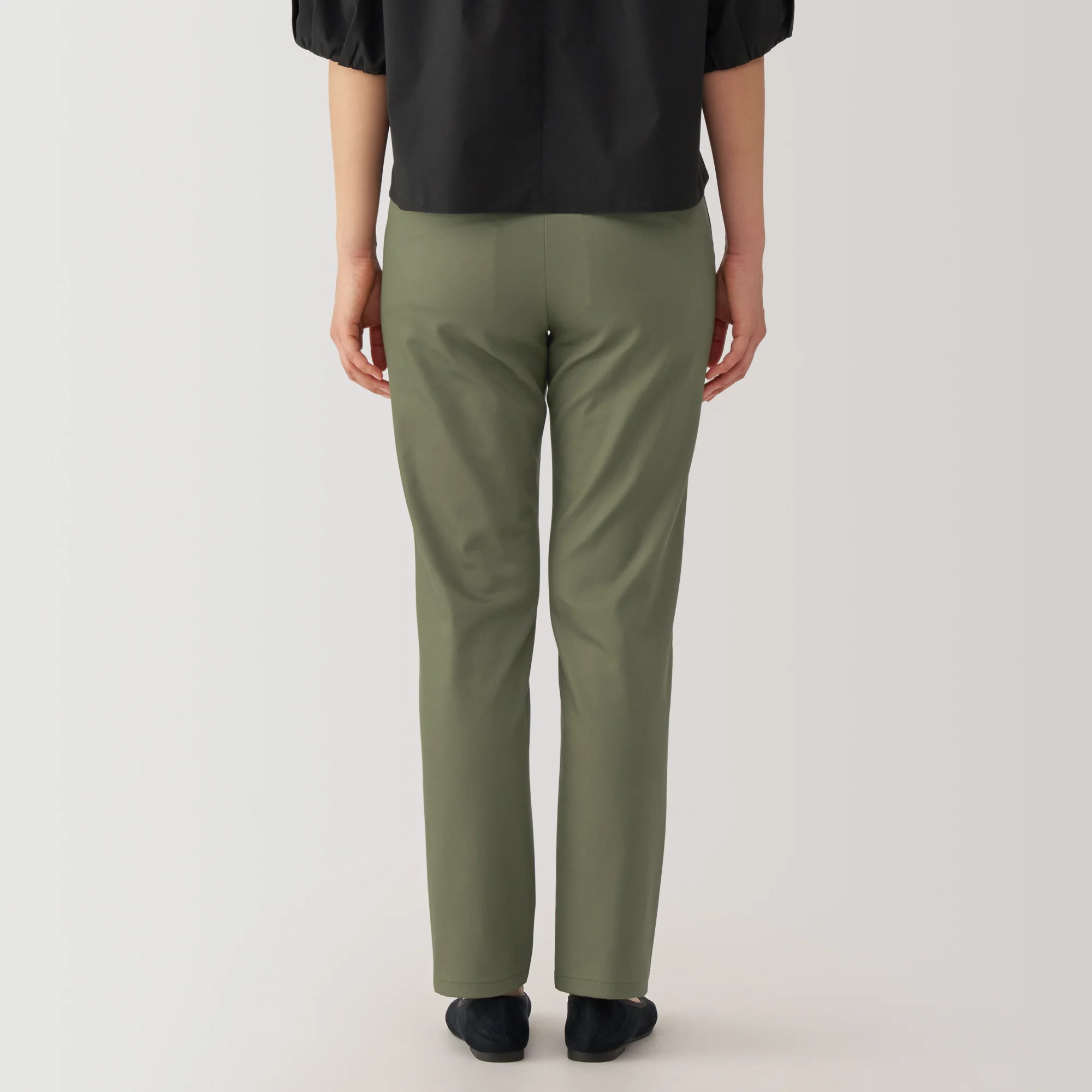 Women's Stretch Chino Slim Tapered Pants - Image 6