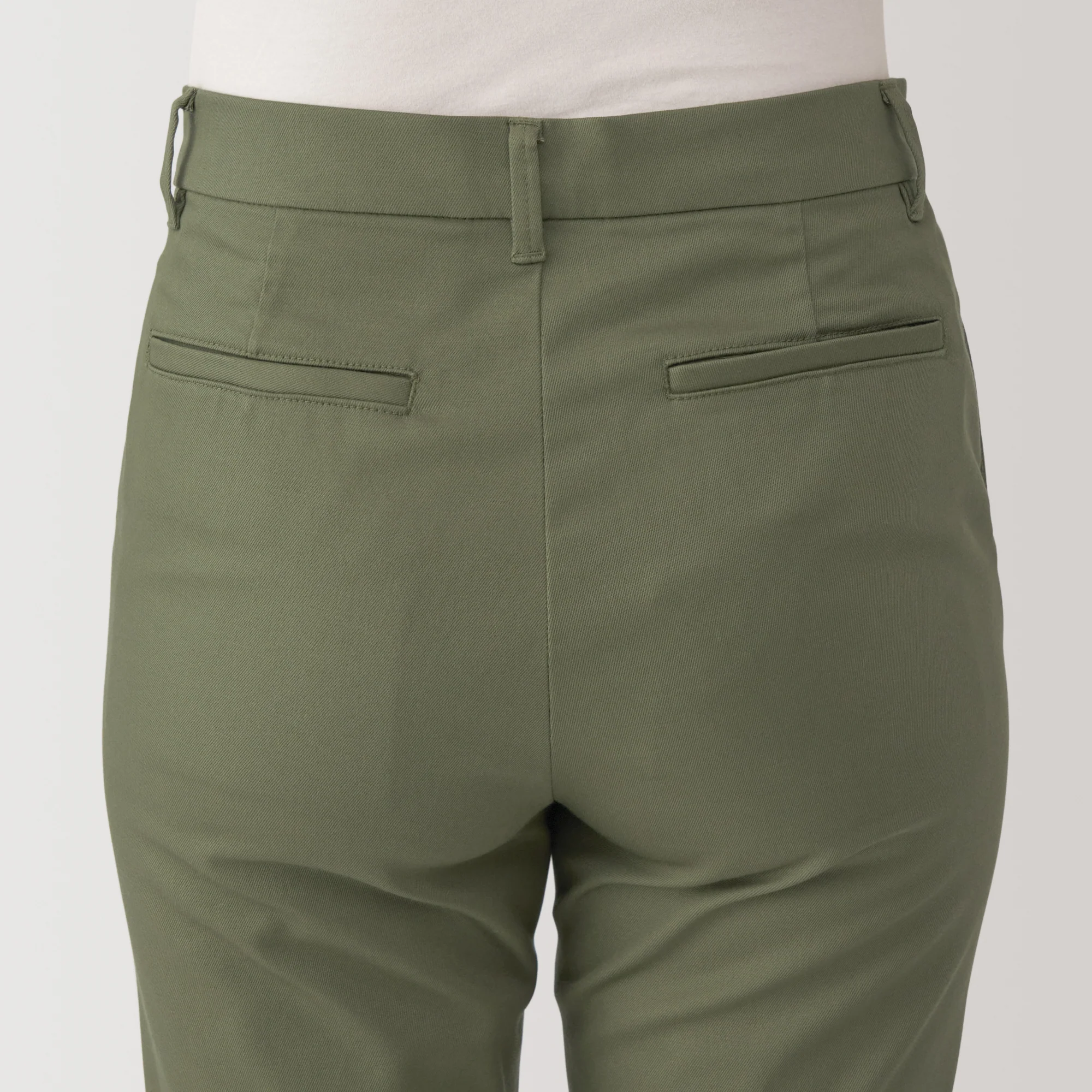 Women's Stretch Chino Slim Tapered Pants - Image 8