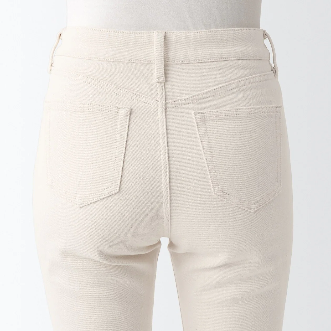 Women's Stretch Slim Denim Pants Natural - Image 9