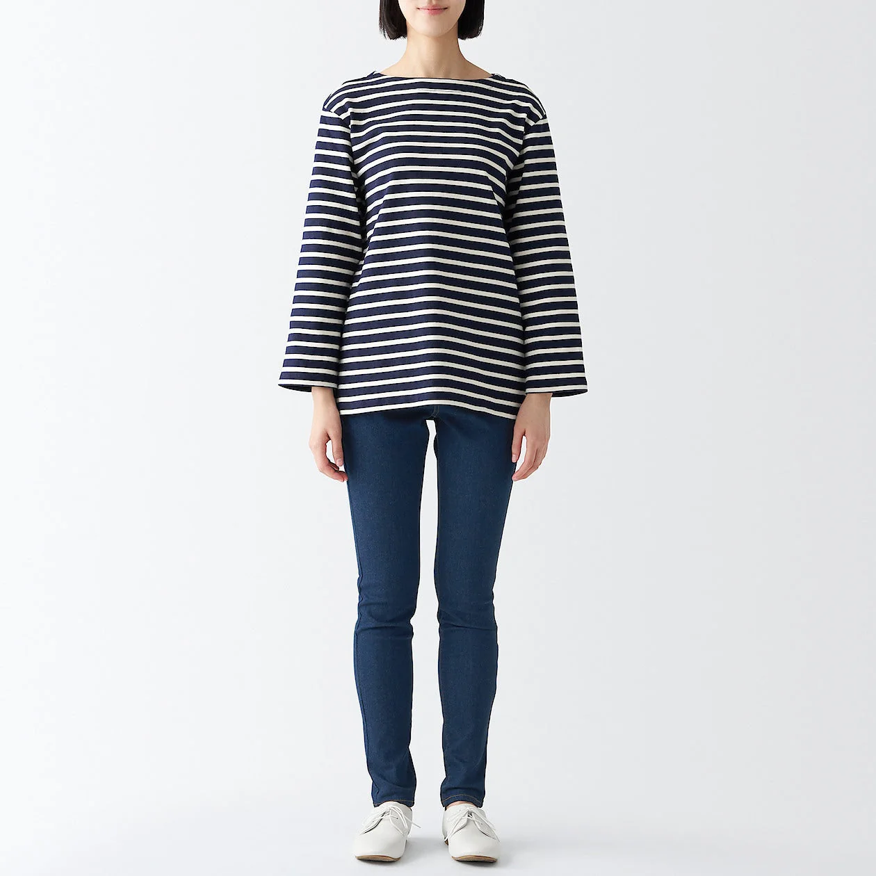 Women's Super Stretch Denim Skinny Pants Blue - Image 4