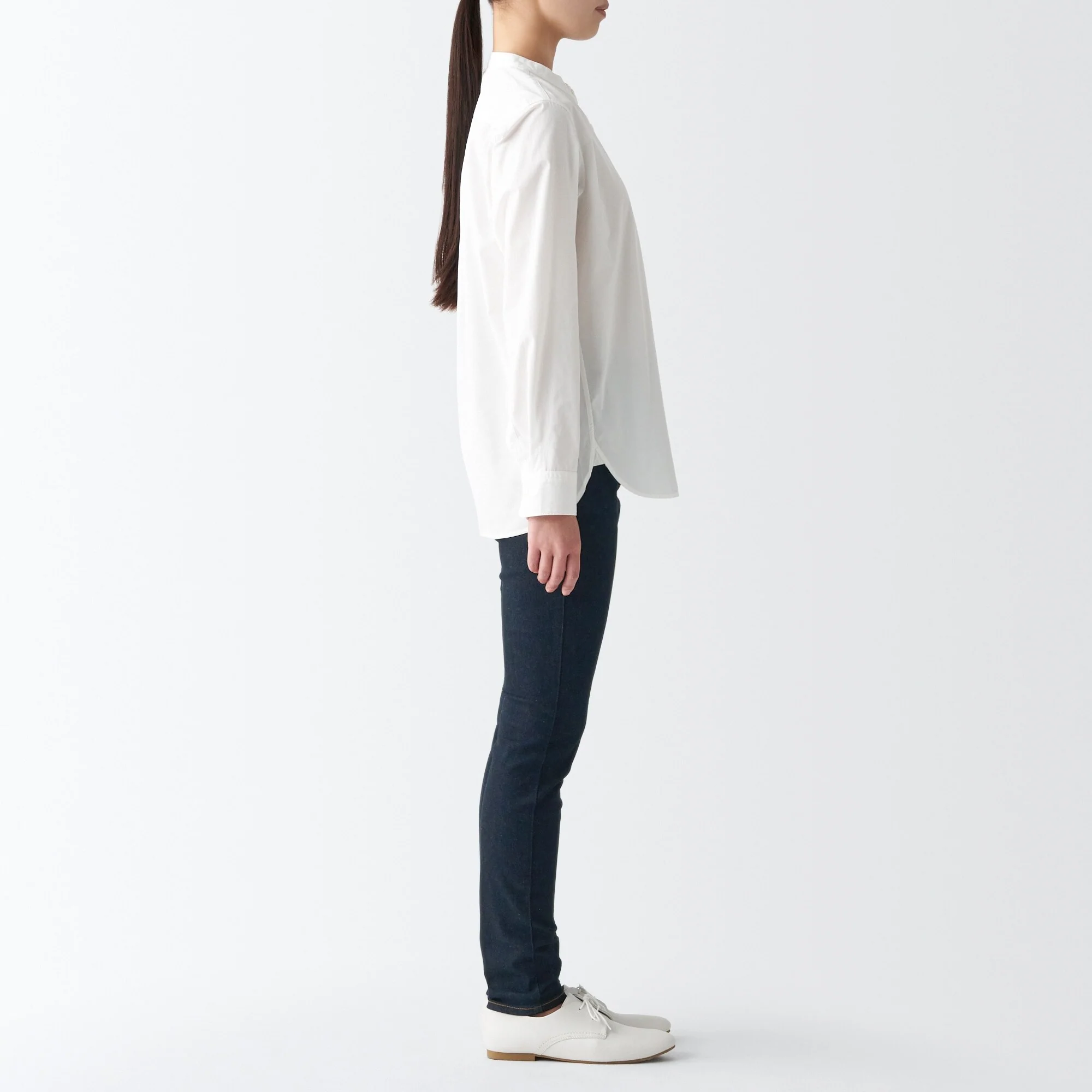 Women's Super Stretch Denim Skinny Pants Dark Navy - Image 5
