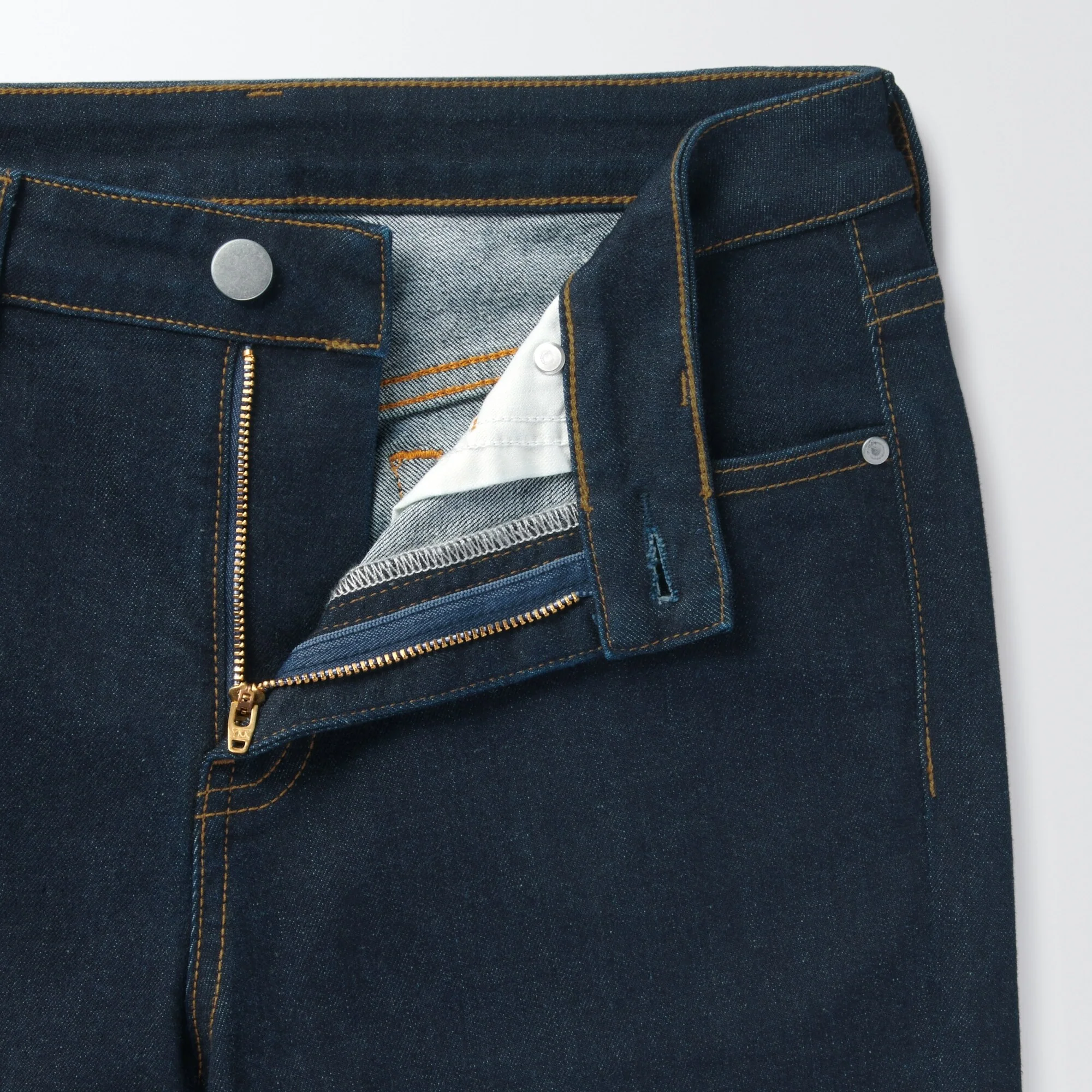 Women's Super Stretch Denim Skinny Pants Dark Navy - Image 9