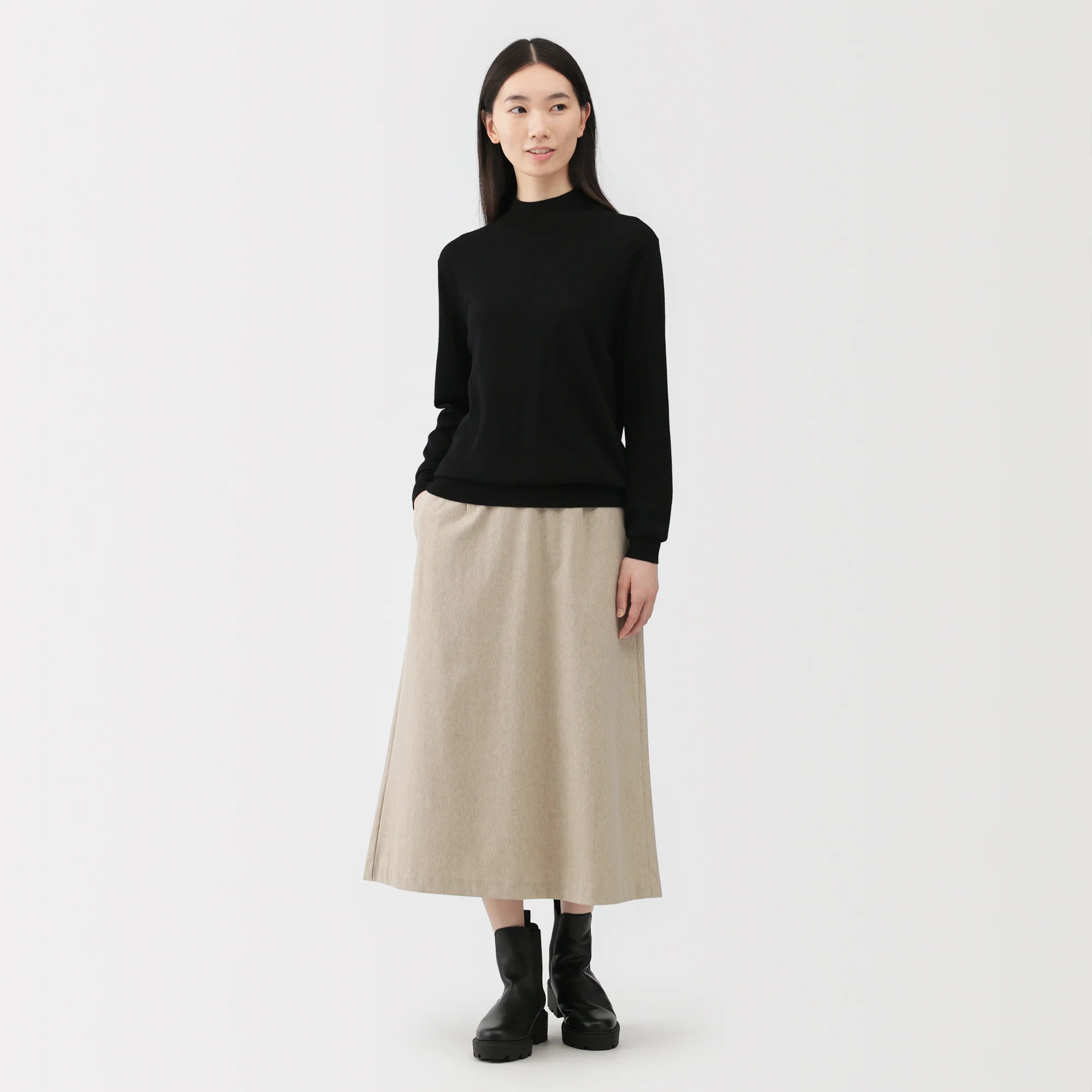 Wool High Neck Sweater - Image 28