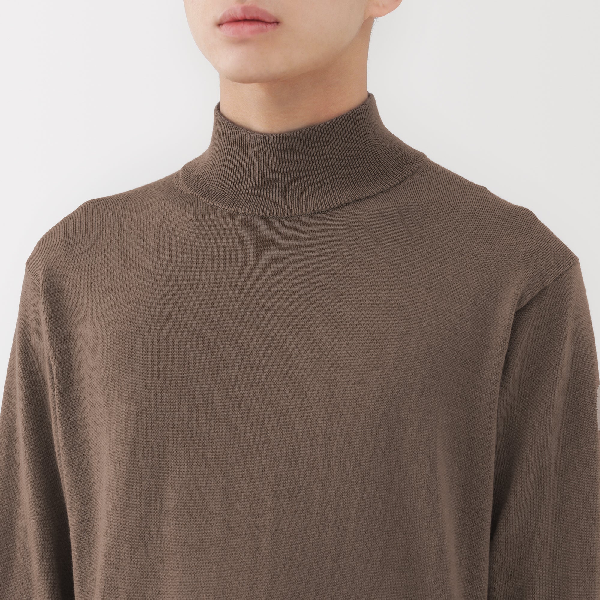 Wool Mock Neck Sweater - Image 14