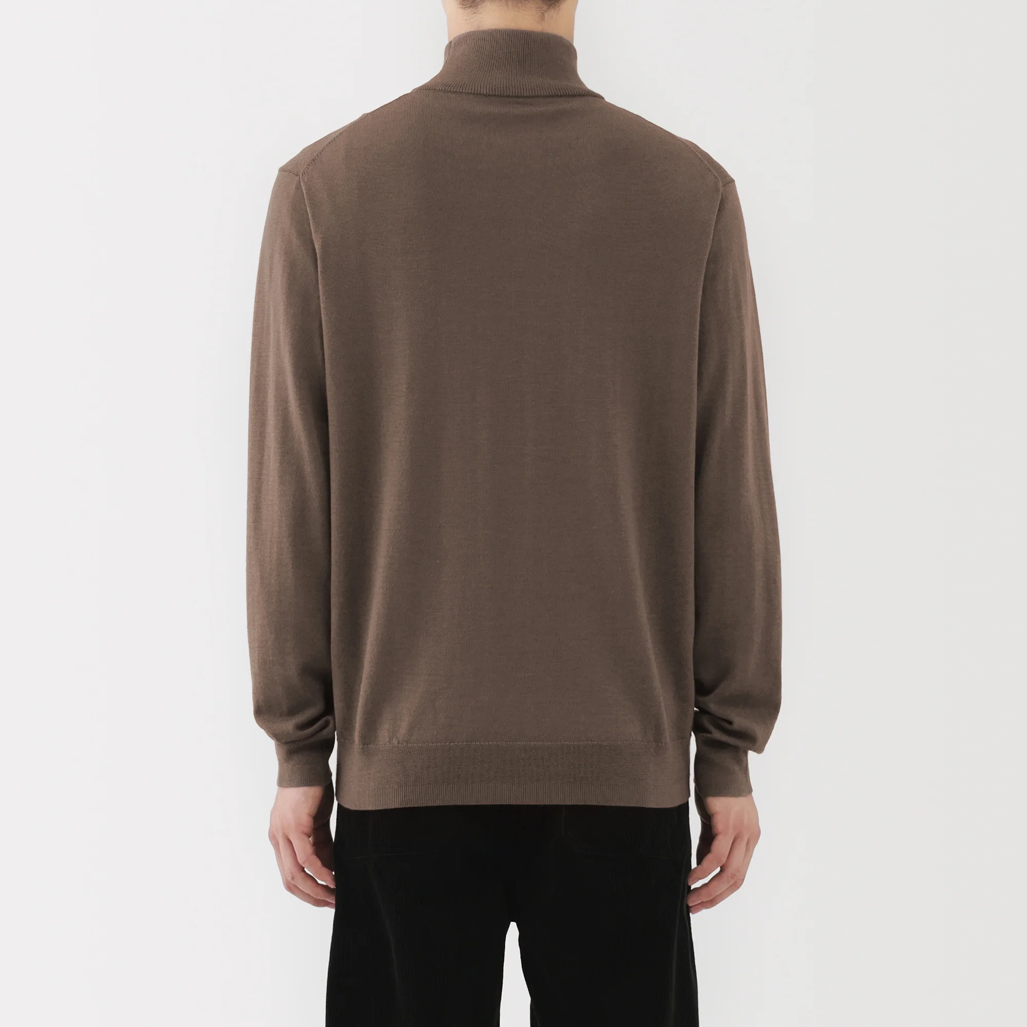 Wool Mock Neck Sweater - Image 20