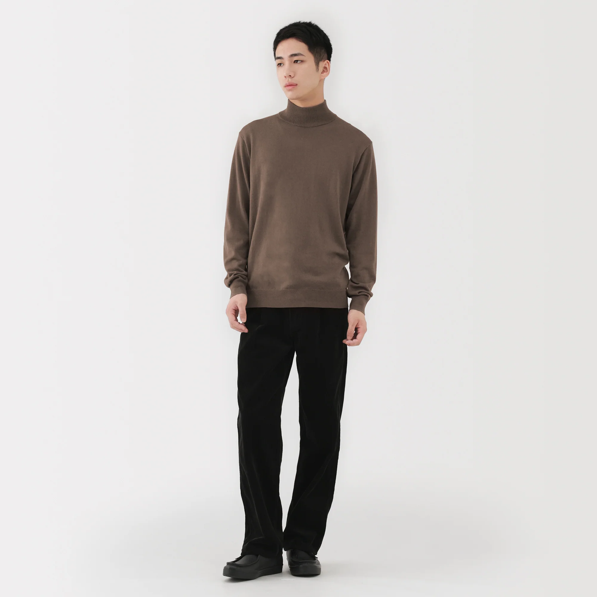 Wool Mock Neck Sweater - Image 4