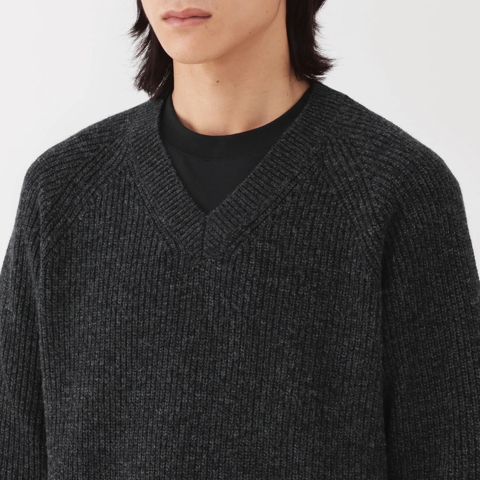 Wool V-Neck Sweater - Image 14