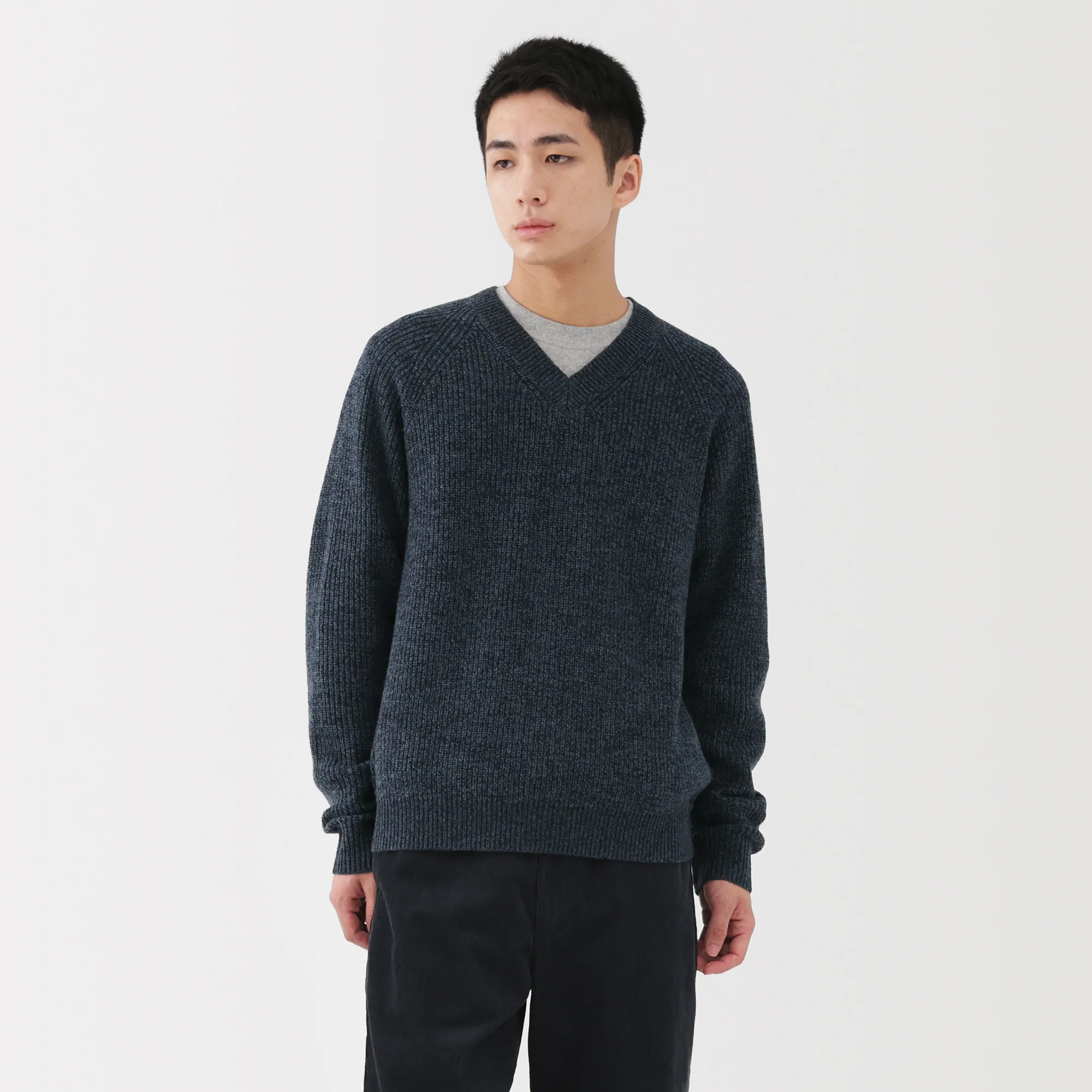 Wool V-Neck Sweater - Image 24