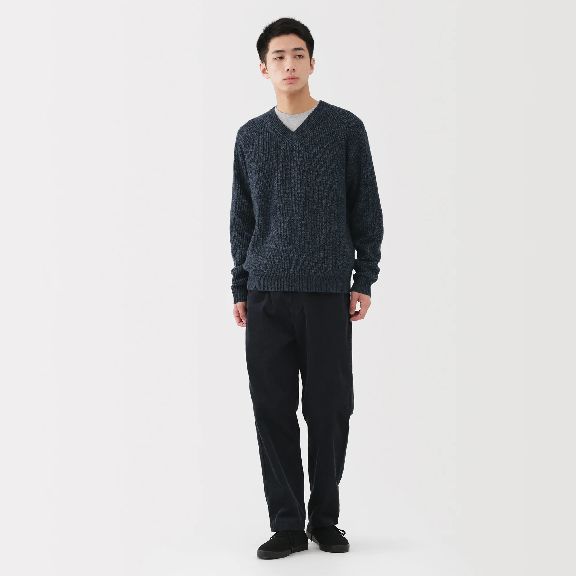 Wool V-Neck Sweater - Image 25