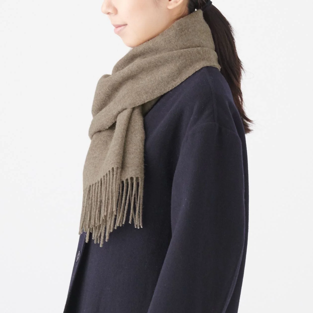 Woven Wool Scarf 30 x 180 cm - Image 13