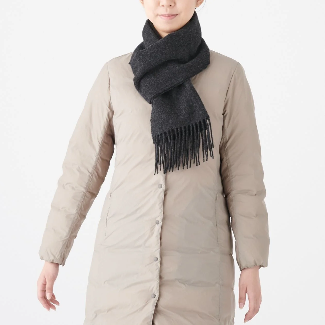 Woven Wool Scarf 30 x 180 cm - Image 24