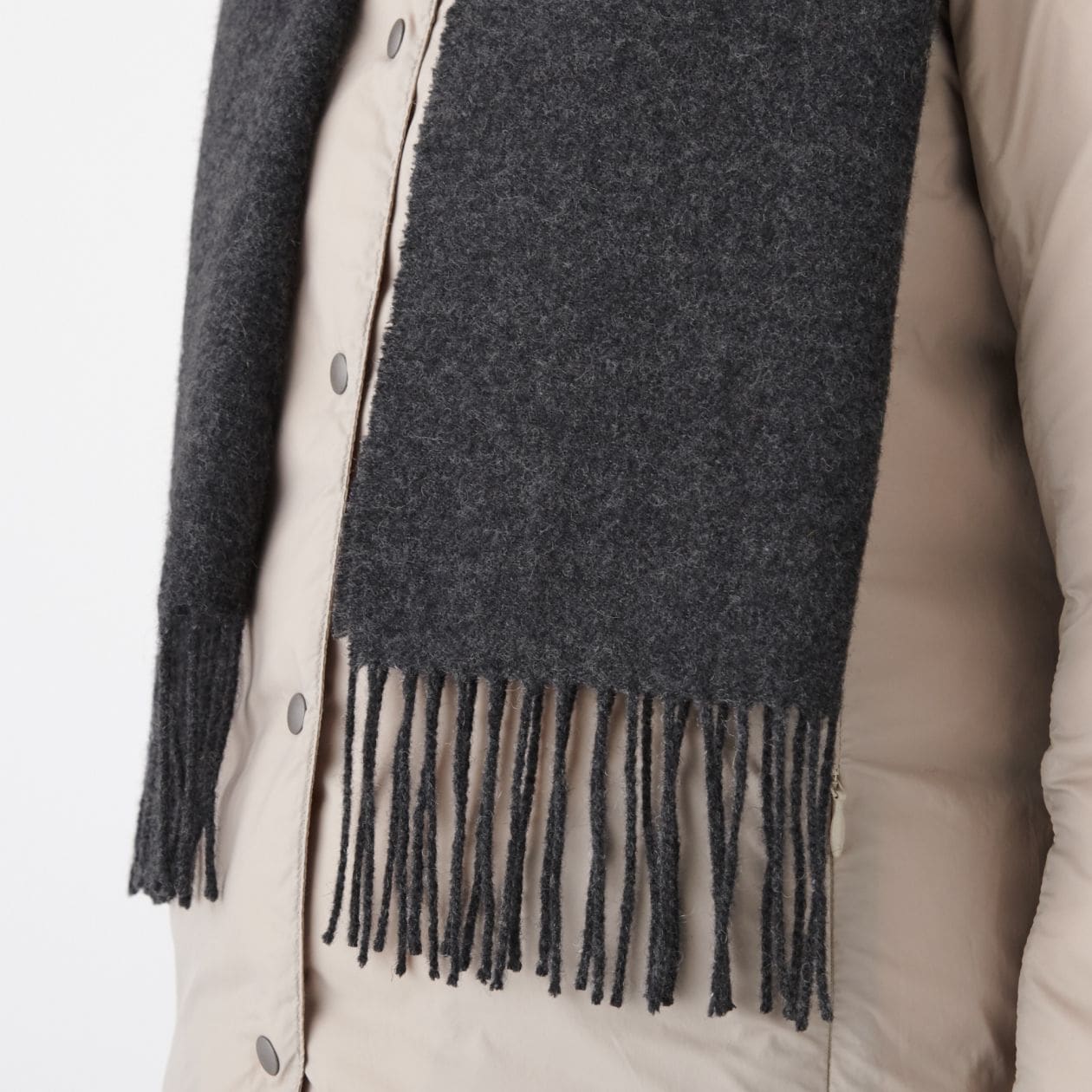Woven Wool Scarf 30 x 180 cm - Image 27