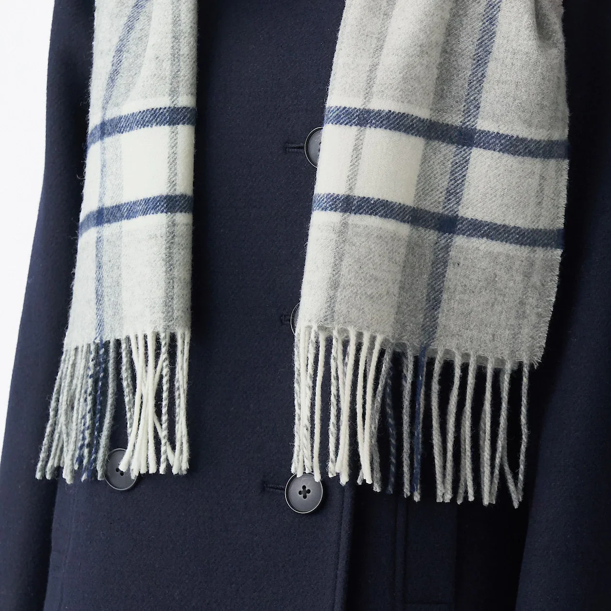 Woven Wool Scarf 30 x 180 cm - Image 33